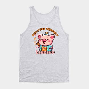 Singing pig Tank Top